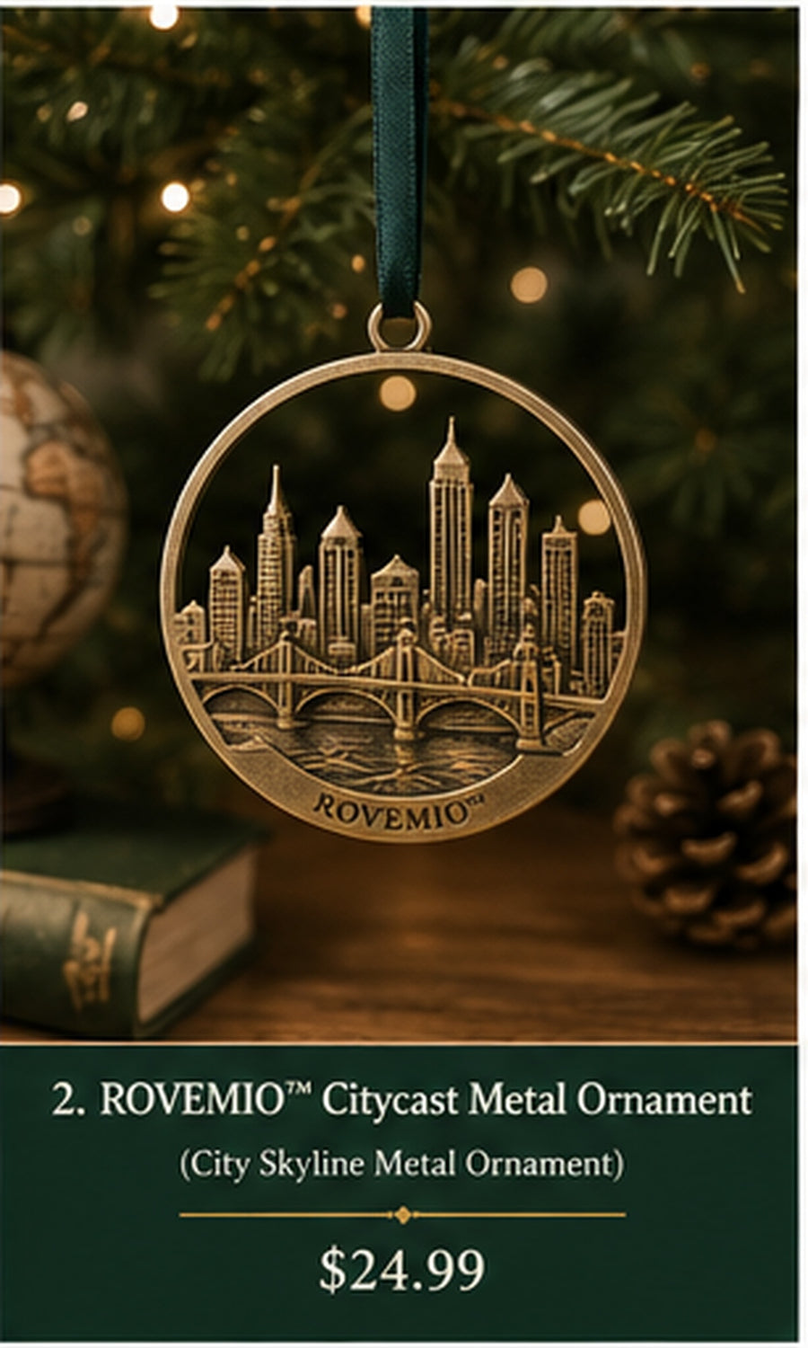 Citycast Metal Ornament
