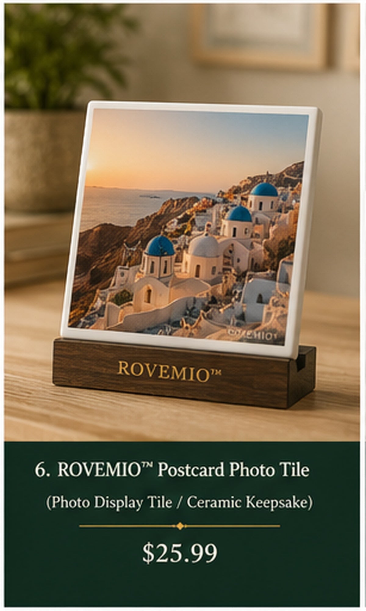 Postcard Photo Tile