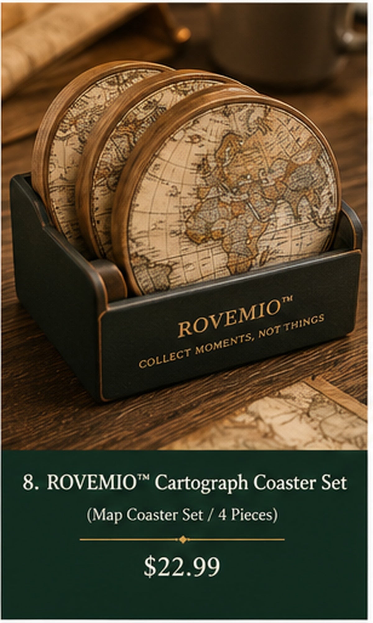 Cartograph Coaster Set
